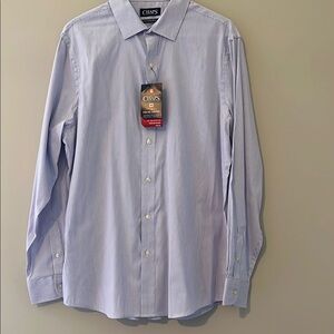 NWT Chaps Men's Purple Striped Shirt